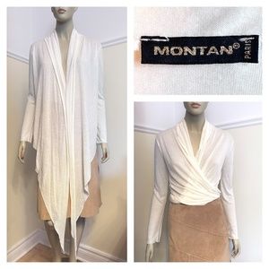 MONTAN Paris ivory scarfigan